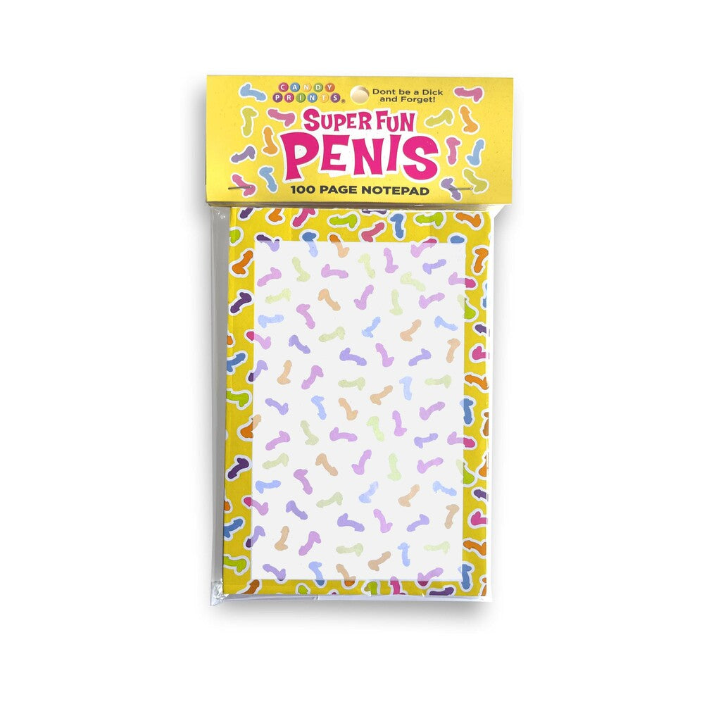 Little Genie Super Fun Penis Notepad – Multi-Color