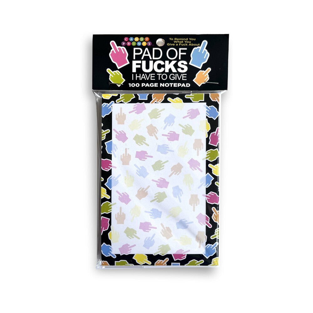 Little Genie FU Middle Finger Notepad – Multi-Color Sticky Notes for Fun Reminders
