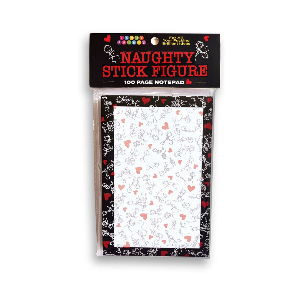Little Genie Naughty Stick Figure Notepad - Multi-Color