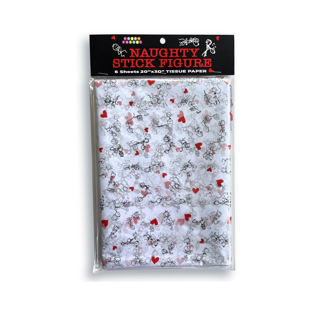 Naughty Stick Figure Tissue Paper – Multi-Color
