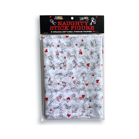 Naughty Stick Figure Tissue Paper – Multi-Color