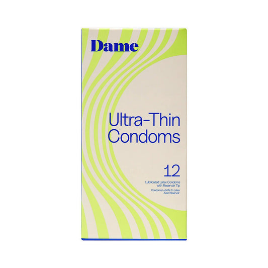 Dame Condom 12-Pack – Ultra-Thin Latex Protection