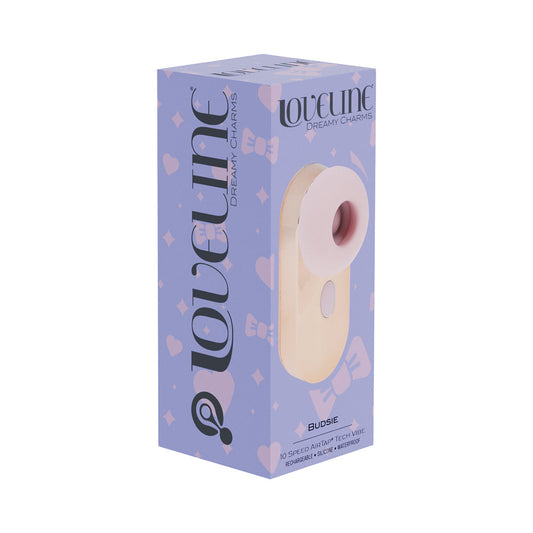 LoveLine Budsie Rechargeable Vibrator with AirTap Technology – Light Pink