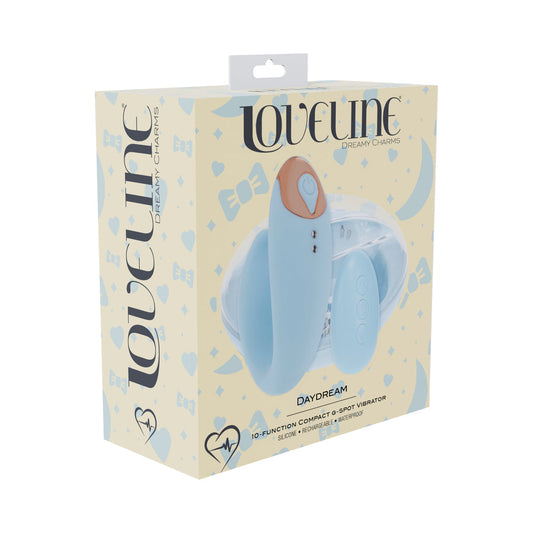 LoveLine Daydream Rechargeable G-Spot and Clitoral Vibrator – Blue
