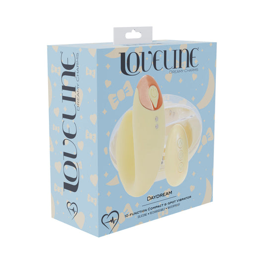 LoveLine Daydream Rechargeable G-Spot and Clitoral Vibrator – Yellow