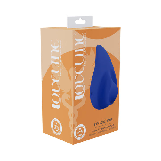 LoveLine ErgoDrop Vibe Personal Massager – Waterproof Blue
