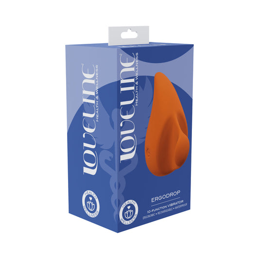 LoveLine ErgoDrop Vibe Waterproof Personal Massager – Orange