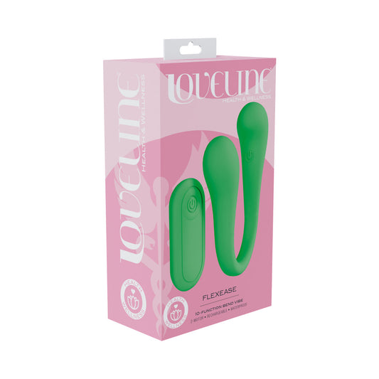 LoveLine FlexEase Bend Vibe Dual-Ended Vibrator – Green