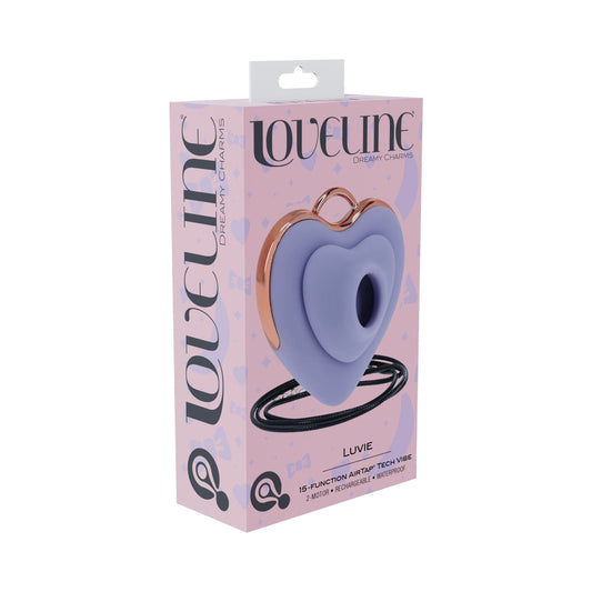 LoveLine Luvie AirTapTech Rechargeable Vibrator – Lavender