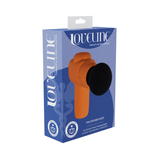 LoveLine MicroBoost Massager Mini Massage Gun – Orange