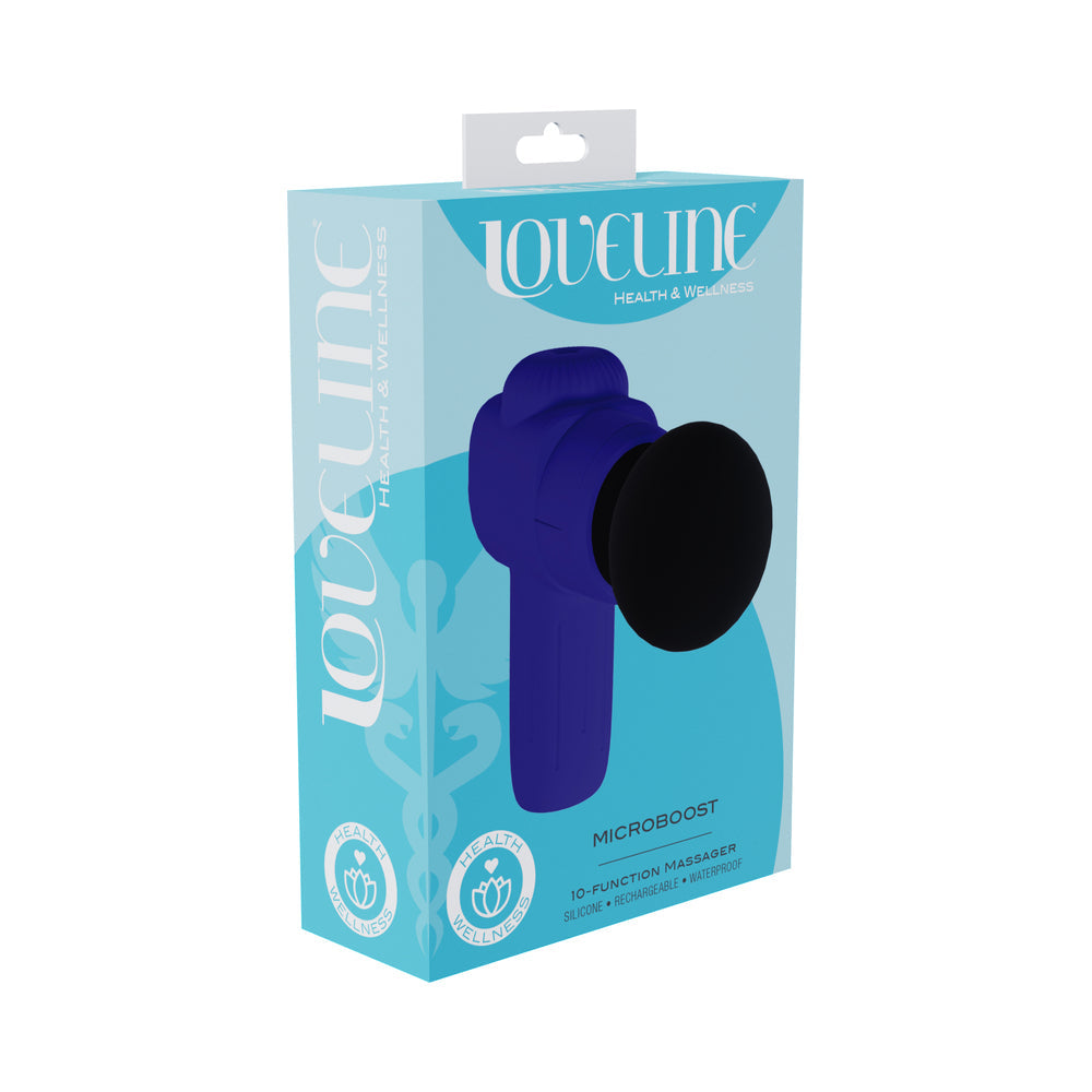 LoveLine MicroBoost Massager – Mini Massage Gun – Purple