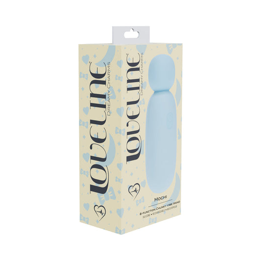 LoveLine Mochi Mini Wand Vibrator – Waterproof – Blue
