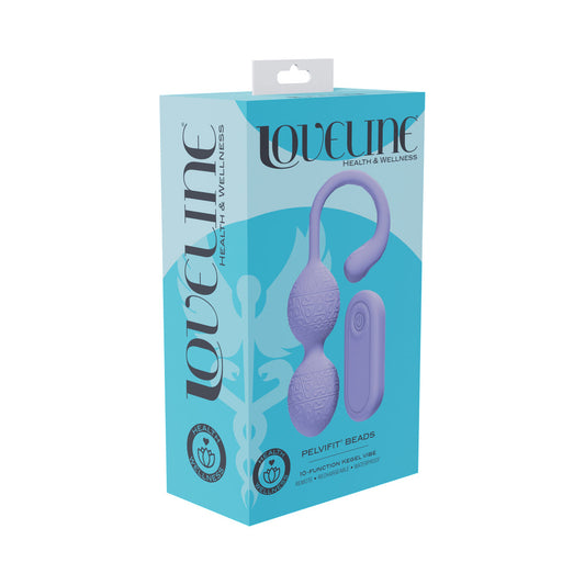 LoveLine PelviFit Bead Kegel Vibrator – Lavender