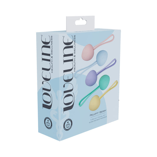 LoveLine PelviFit Berry Kegel Kit - Strengthening Pelvic Floor - Multicolor