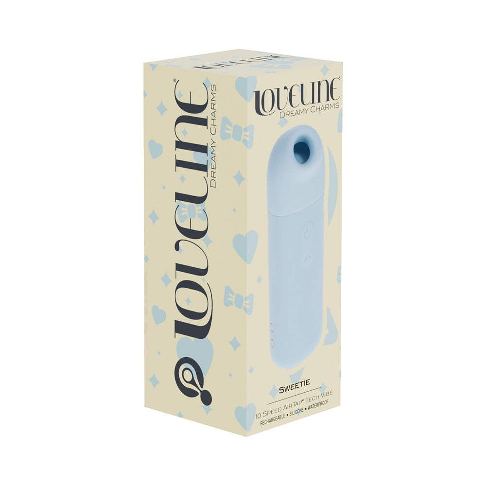 LoveLine Sweetie Rechargeable Vibrator with AirTap Technology – Blue