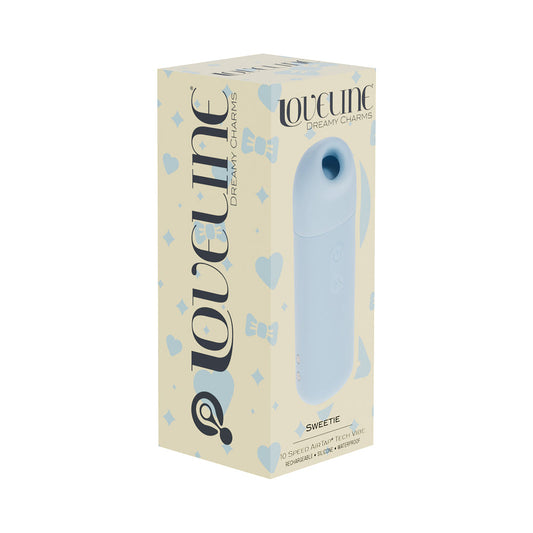 LoveLine Sweetie Rechargeable Vibrator with AirTap Technology – Blue