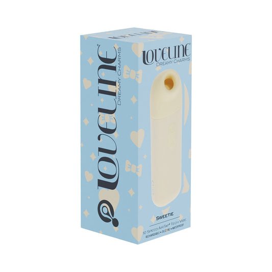 LoveLine Sweetie Rechargeable Vibrator with AirTap Technology - Yellow