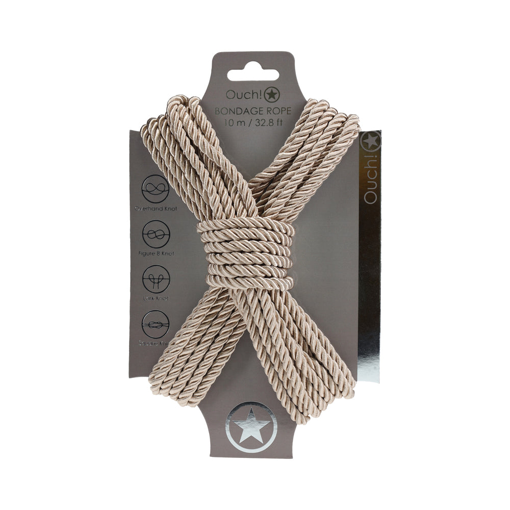 Ouch! Bondage Rope 10 m Nylon – Gold