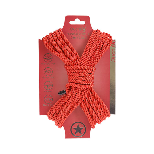 Ouch! Bondage Rope 10 m Nylon – Red