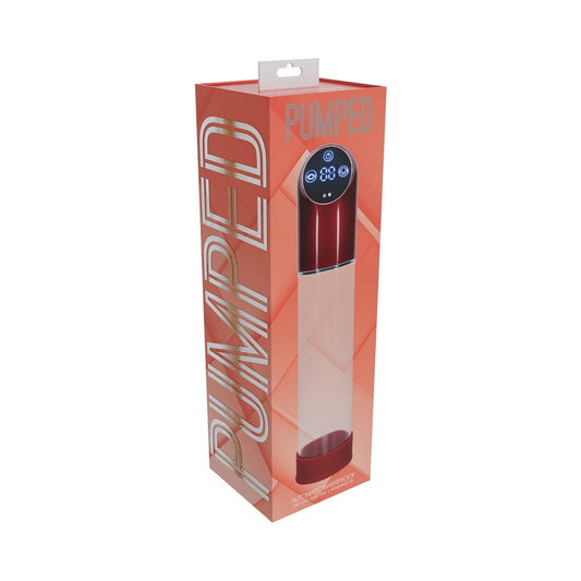 PUMPED Automatic Waterproof Metal Pump - Red