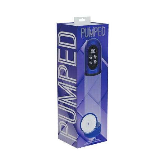 PUMPED Engage Automatic Waterproof Pump – Metallic Blue