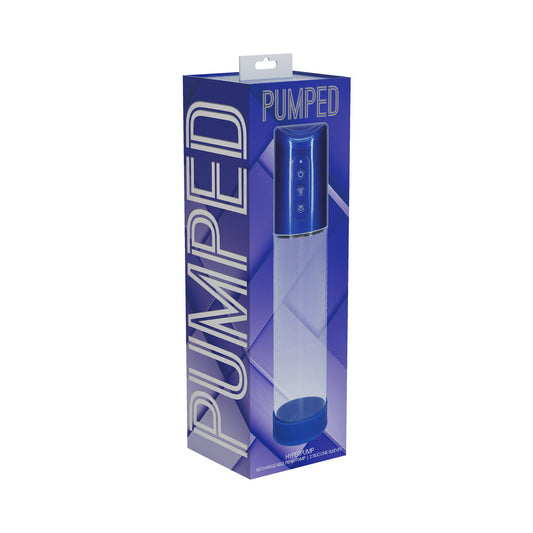 PUMPED HyperPump Automatic Penis Pump – Metallic Blue
