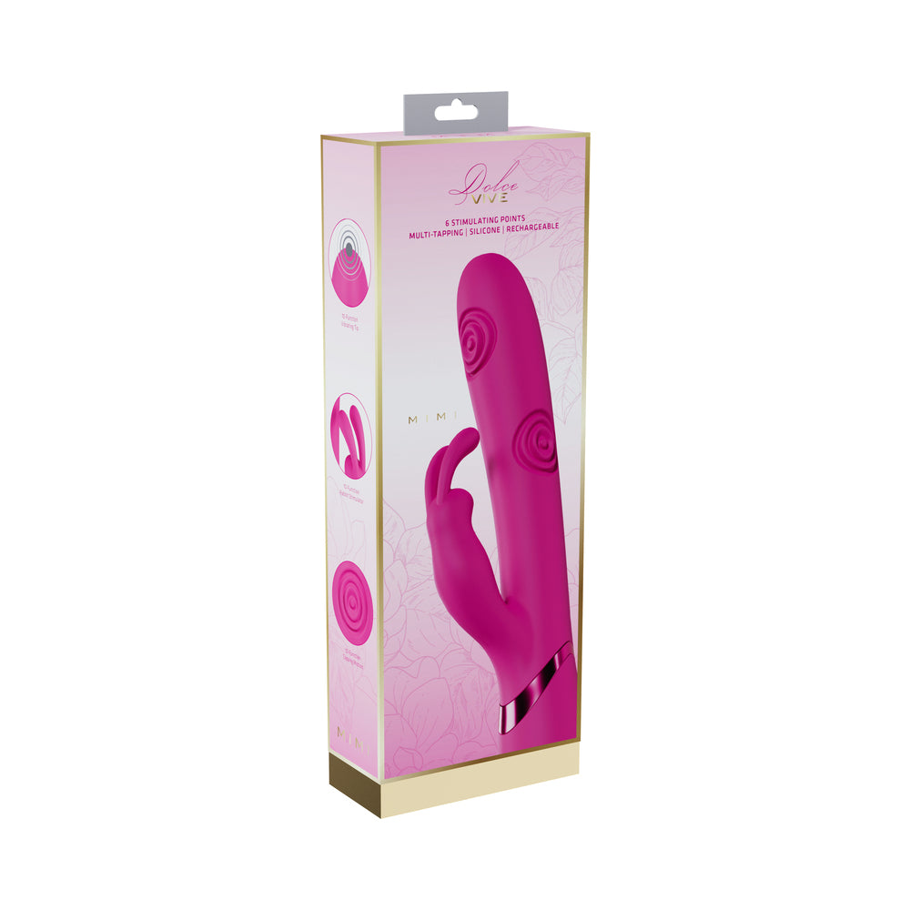 VIVE Mimi Rechargeable G-Spot Vibrating Rabbit – Hot Pink