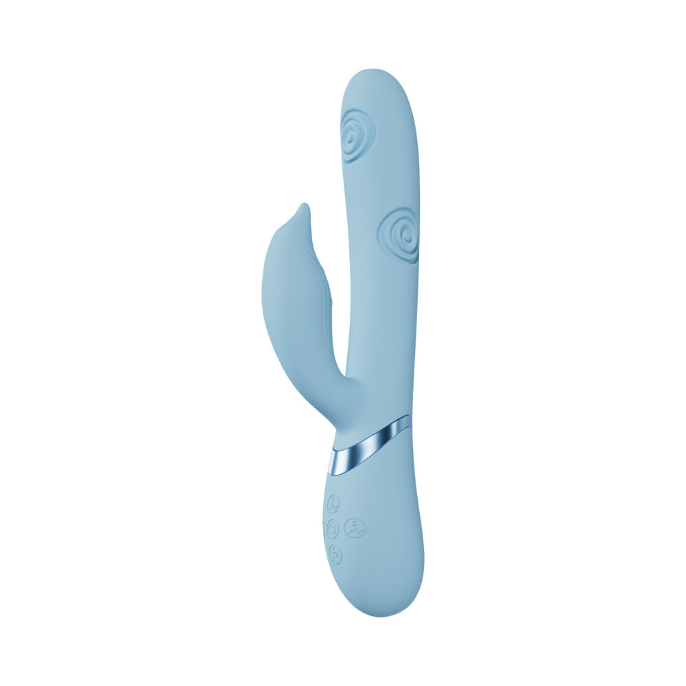 VIVE Pallina Rechargeable G-Spot and Tapping Beads Clit Stimulator – Blue