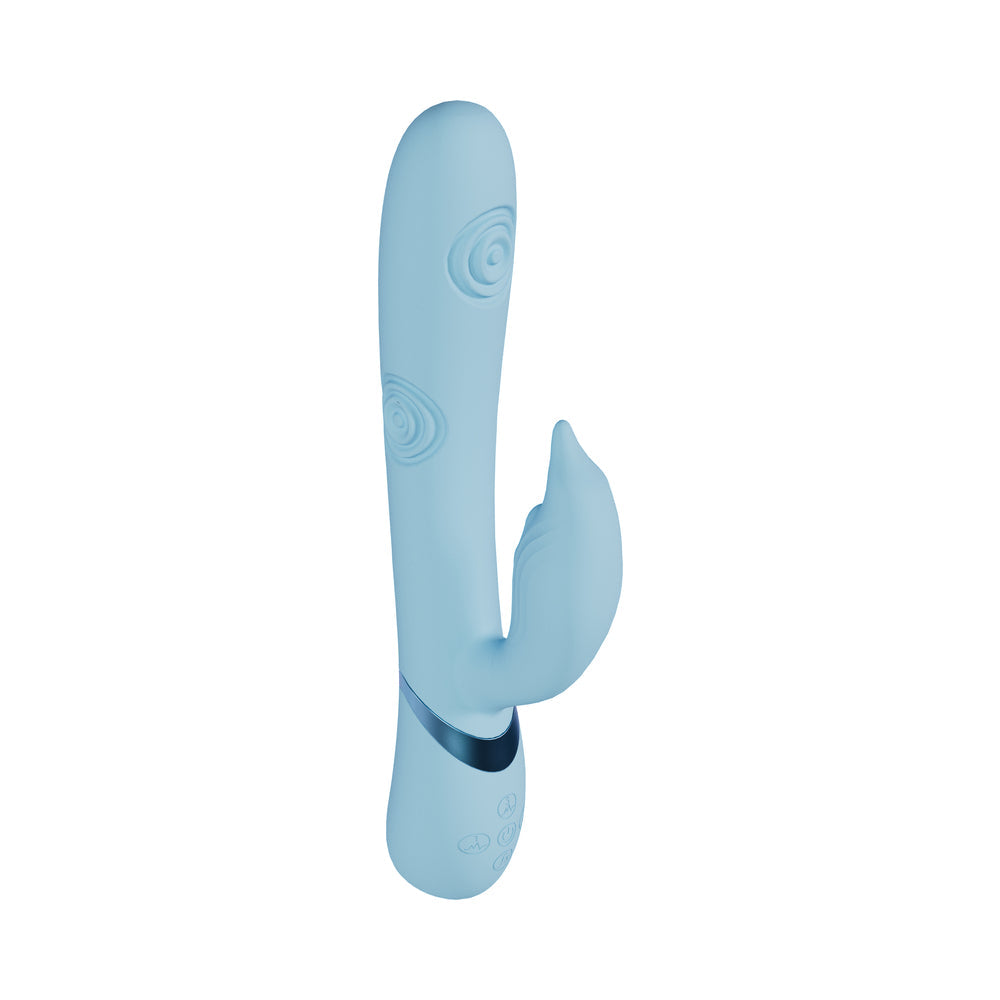 VIVE Pallina Rechargeable G-Spot and Tapping Beads Clit Stimulator – Blue