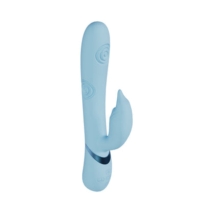 VIVE Pallina Rechargeable G-Spot and Tapping Beads Clit Stimulator – Blue