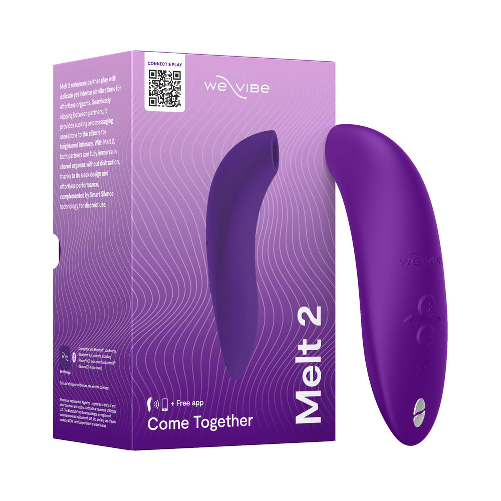We-Vibe Melt 2 Clitoral Stimulator with Pleasure Air Technology – Purple