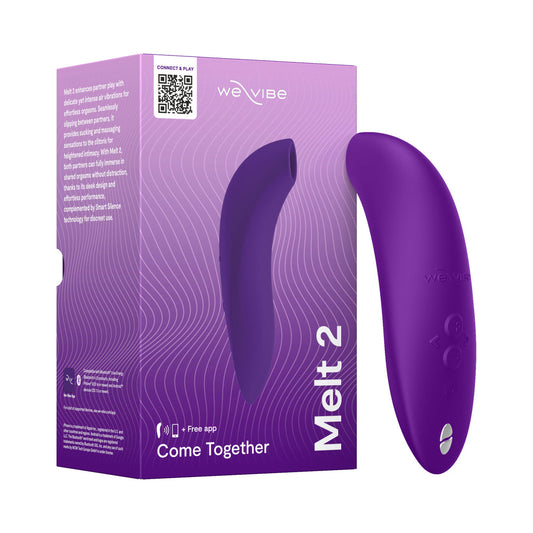 We-Vibe Melt 2 Clitoral Stimulator with Pleasure Air Technology – Purple