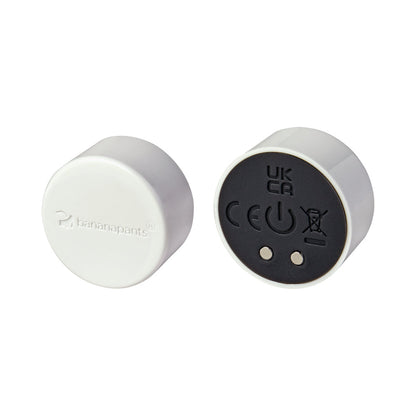 Banana Pants Puck Vibe Remote Controlled Vibe – White/Black