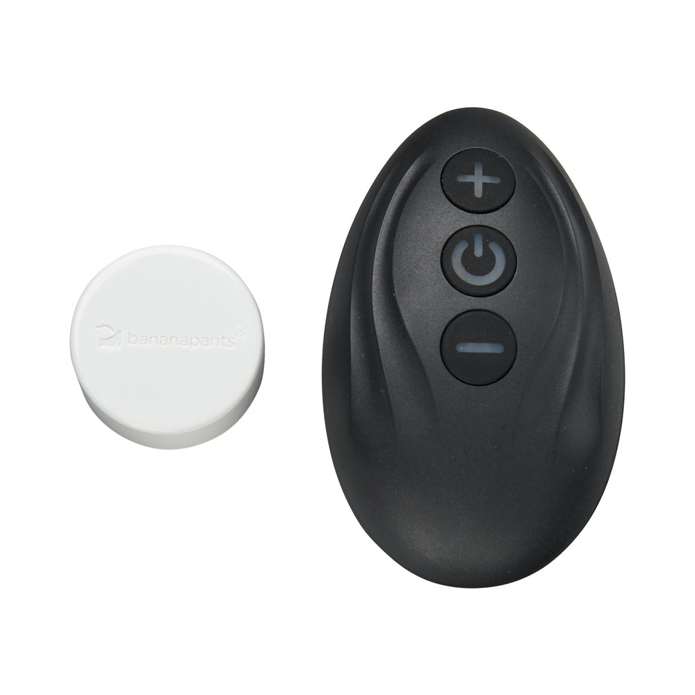 Banana Pants Puck Vibe Remote Controlled Vibe – White/Black