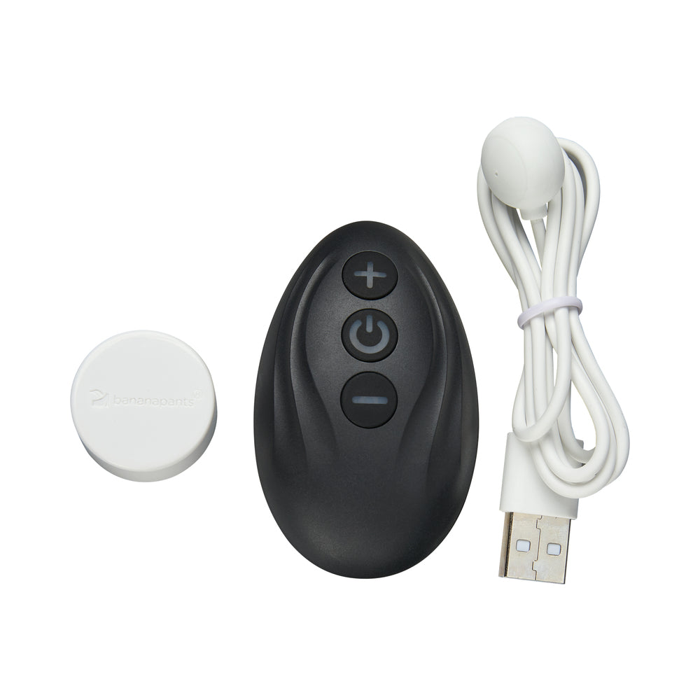 Banana Pants Puck Vibe Remote Controlled Vibe – White/Black