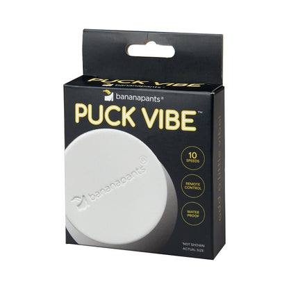 Banana Pants Puck Vibe Remote Controlled Vibe – White/Black