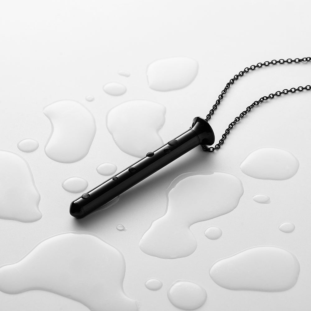 Crave Vesper Mini Vibrator Necklace – Black – Waterproof