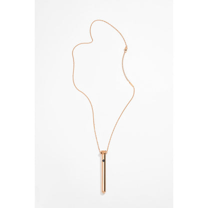 Crave Vesper Mini Rose Gold Necklace with Discreet Vibrator