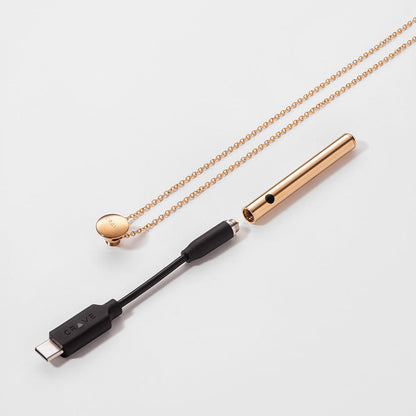 Crave Vesper Mini Rose Gold Necklace with Discreet Vibrator
