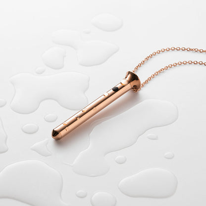 Crave Vesper Mini Rose Gold Necklace with Discreet Vibrator