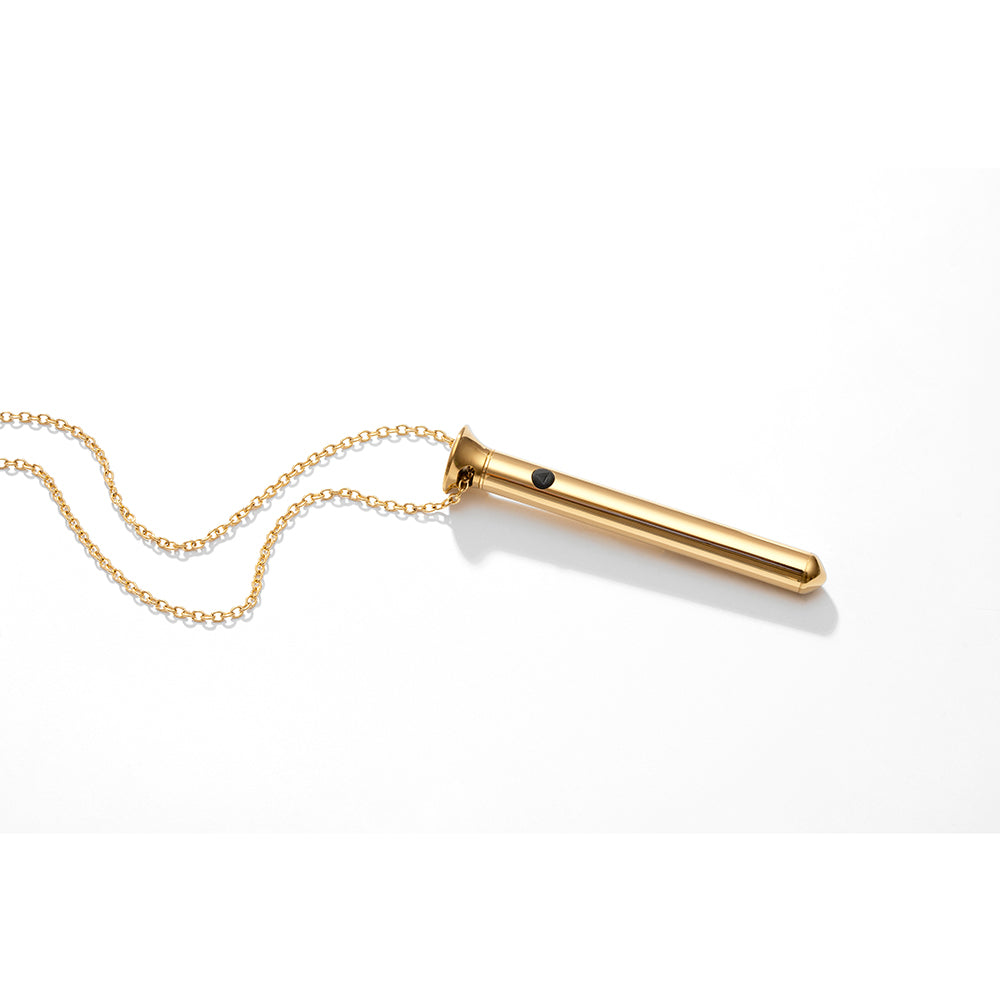 Crave Vesper Mini 24K Gold Necklace and Discreet Vibrator
