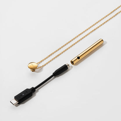 Crave Vesper Mini 24K Gold Necklace and Discreet Vibrator