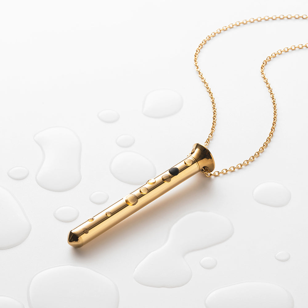 Crave Vesper Mini 24K Gold Necklace and Discreet Vibrator