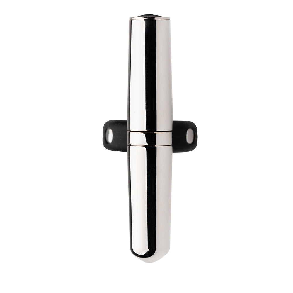 Crave Tease Ring Silver - Vibrating Finger Vibe with 5 Settings