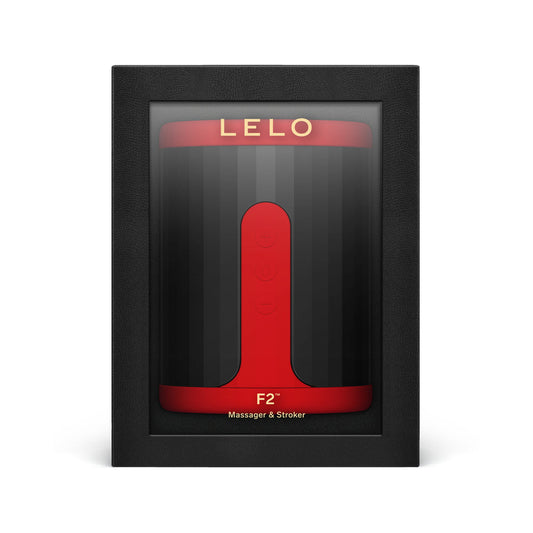 LELO F2S Massager & Stroker – Red – App-Connected with 8 Powerful Settings