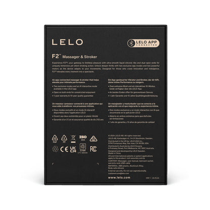 LELO F2S Massager & Stroker – Red – App-Connected with 8 Powerful Settings