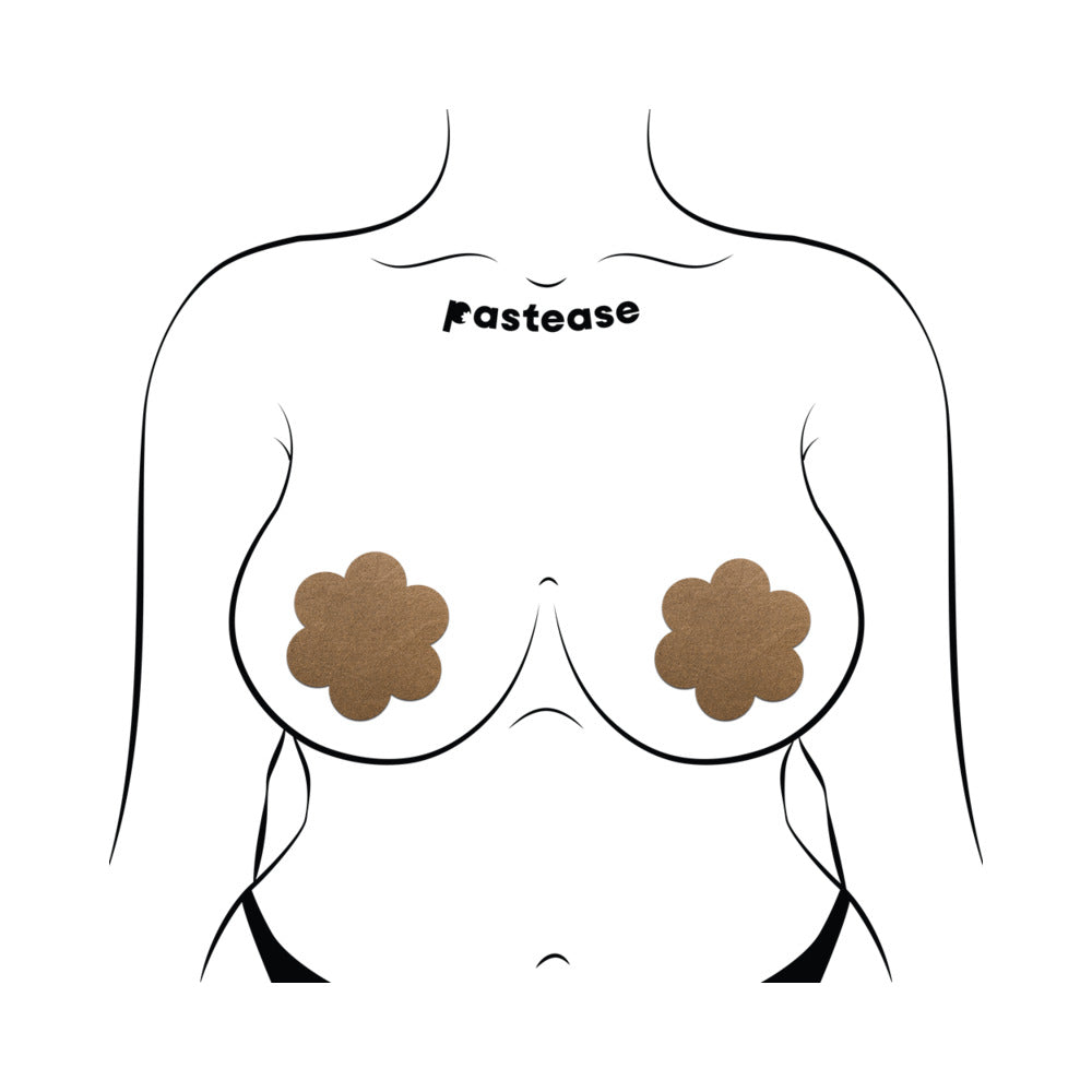 Pastease Everyday Reusable Flower Pasties – Tan
