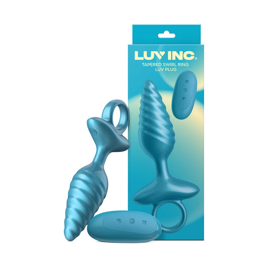 Luv Inc. Tr59 Tapered Swirl Ring Luv Plug – Metallic Blue