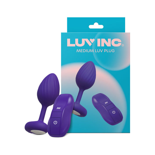 Luv Inc. Mp41 Luv Plug – Medium Vibrating Plug – Purple