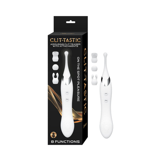 Nasstoys Clit-Tastic Arousing Clit Teaser with Attachments – White